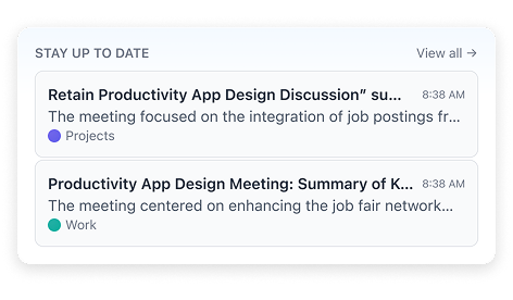 OnePlace detail view