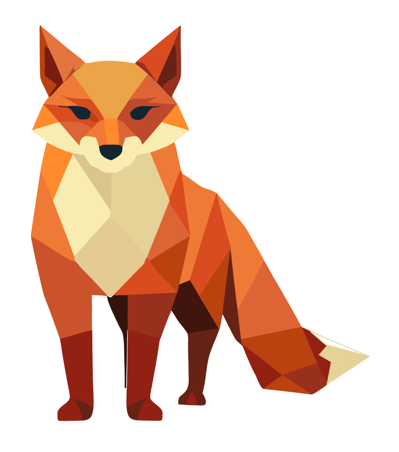 Retain fox mascot